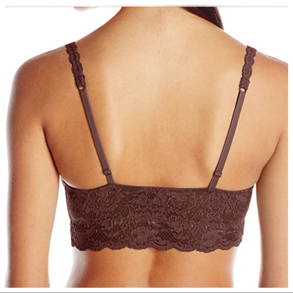 Cosabella Never Say Never Sweetie soft brown lace bralette - Picture 2 of 8
